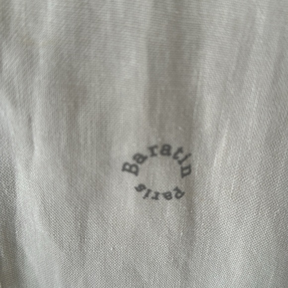 100% Linen “Baratin Paris” Zippered Lightweight Jacket - Picture 8 of 8